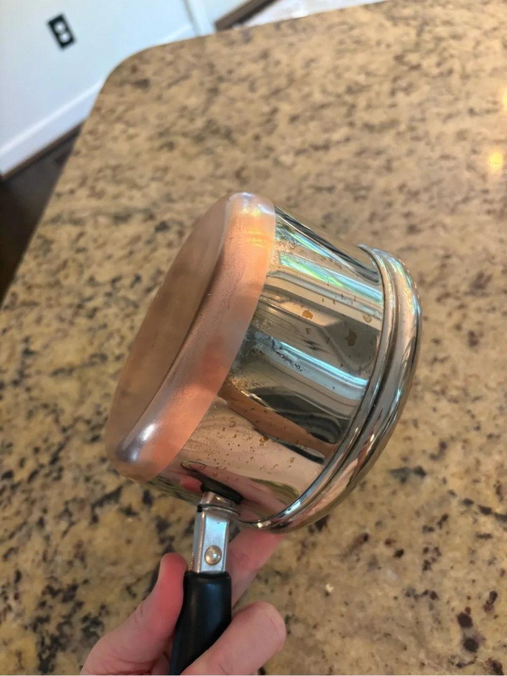 Vintage 1801 Revere Ware 1 Qt Saucepan With Lid Copper Bottom‎ Clinton, ILL